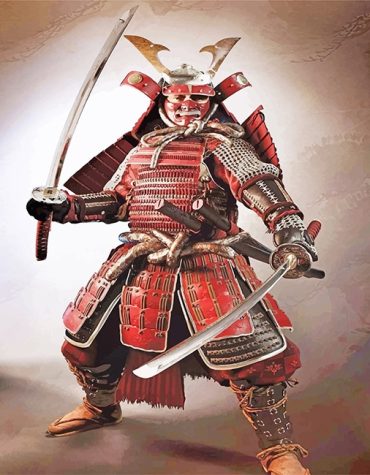 Samurai Warrior Paint By Numbers