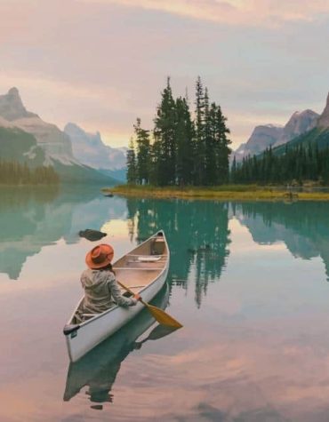 Jasper National Park Canoe Paint By Numbers