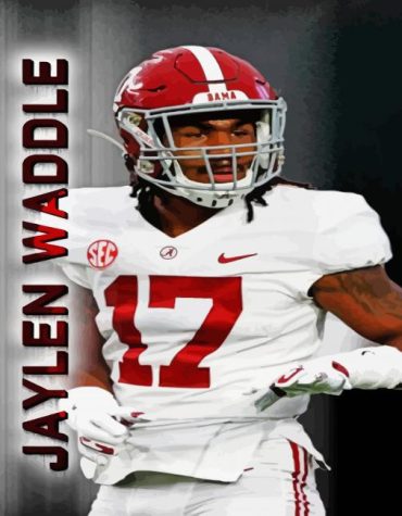 Jaylen Waddle Football Paint By Numbers