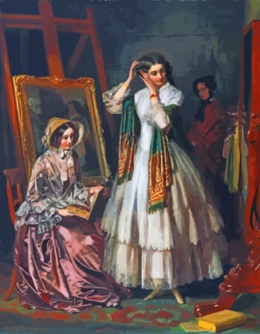 Jerry Barrett Wedding Scene Paint By Numbers