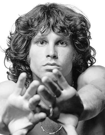 Jim Morrison Black White Photoshoot Paint By Numbers