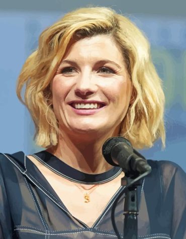 Smiling Jodie Whittaker Paint By Numbers