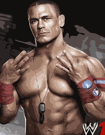 John Cena WWE Wrestling Paint By Numbers