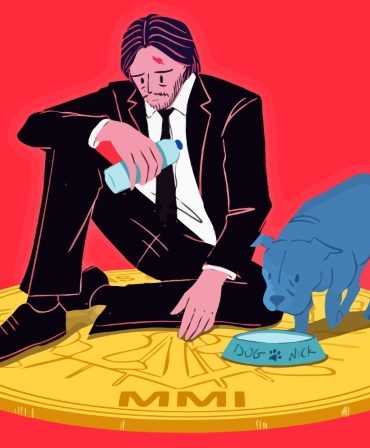 John Wick Vibrant Dog Paint By Numbers