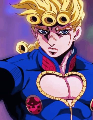 Jojos Anime Giorno Giovanna Paint By Numbers