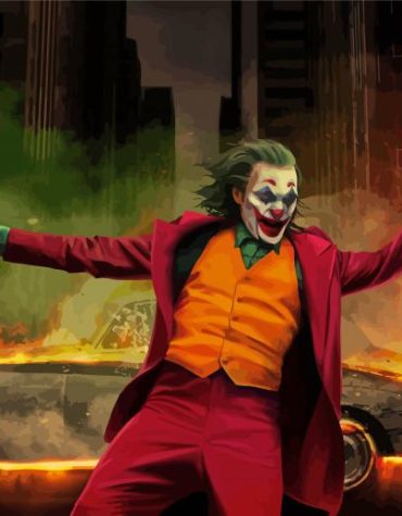 Joker Flames Dance Paint By Numbers