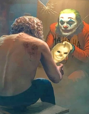Joker Mirror Illusion Paint By Numbers