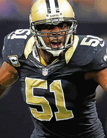 Jonathan Vilma Football Legend Paint By Numbers
