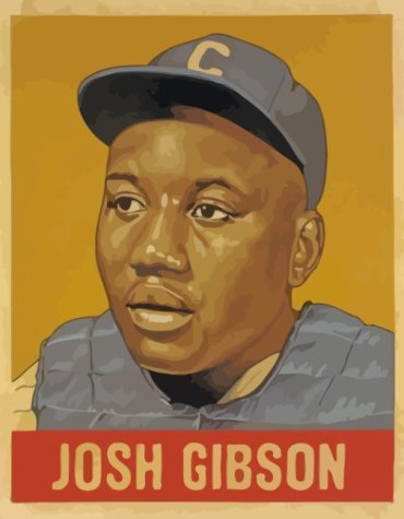 Josh Gibson Negro Baseball Art Paint By Numbers