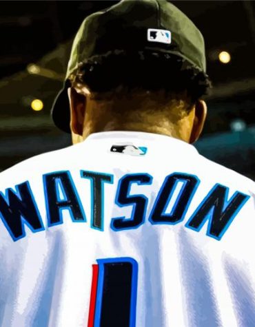 Kahlil Watson Baseball Paint By Numbers