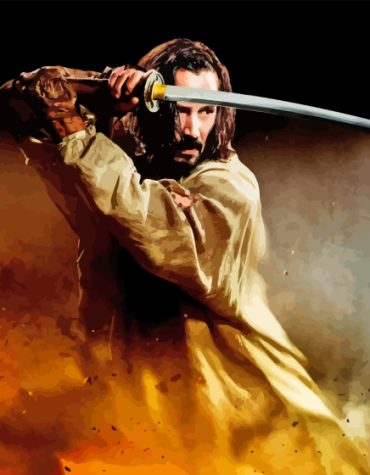 Keanu in 47 Ronin Paint By Numbers