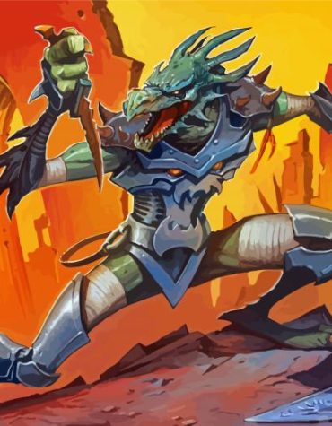 Kaijudo Characters Animation Paint By Numbers