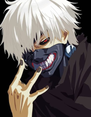 Ken Kaneki Tokyo Ghoul Paint By Numbers