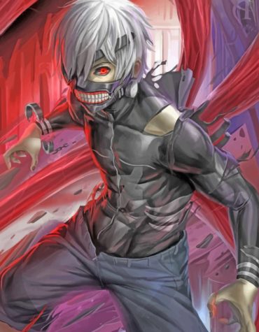 Ken Kaneki Anime Paint By Numbers
