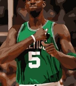 Kevin Garnett Basketball Paint By Numbers