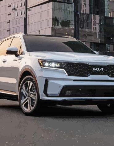 Kia Sorento Engine Showcase Paint By Numbers