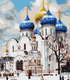 Kyiv Cathedral Architecture Paint By Numbers