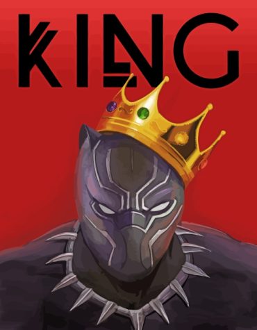 Chadwick Boseman's King Black Panther Paint By Numbers