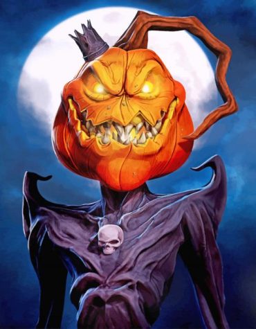 Halloween King Pumpkin Paint By Numbers