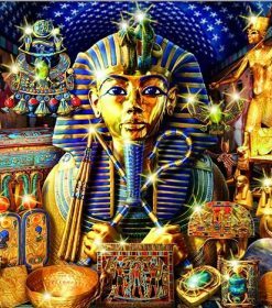 King Tut Pharaoh Paint By Numbers
