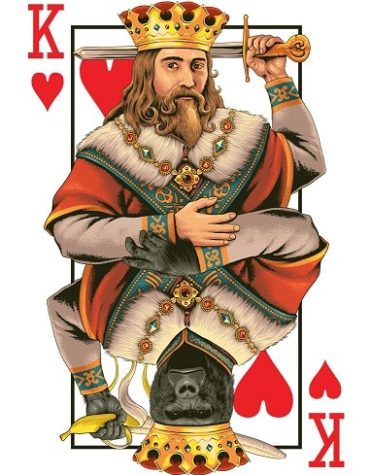 King of Hearts Picture Paint By Numbers