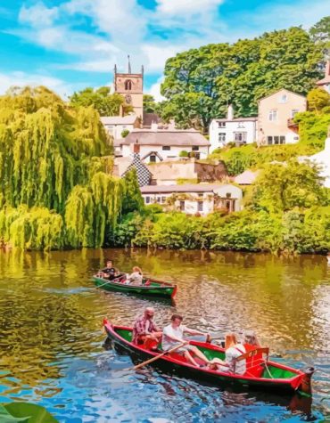 Knaresborough Lake View Paint By Numbers