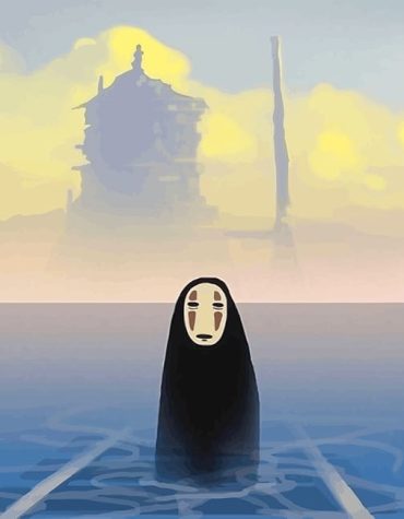 No Face Anime Paint By Numbers