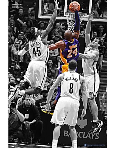 Kobe Bryant Famous Dunk Paint By Numbers