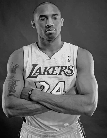 Kobe Bryant Lakers Basketball Legend Paint By Numbers