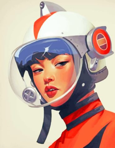 Korean Space Girl Paint By Numbers