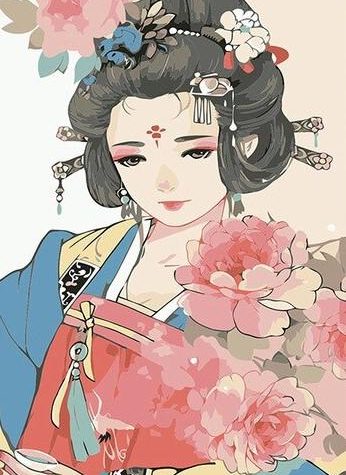 Korean Geisha Paint By Numbers