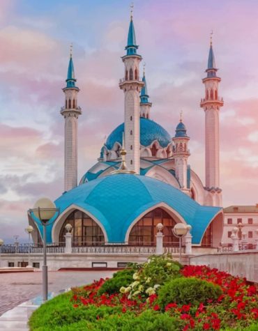 Kazan Kul Sharif Mosque Paint By Numbers