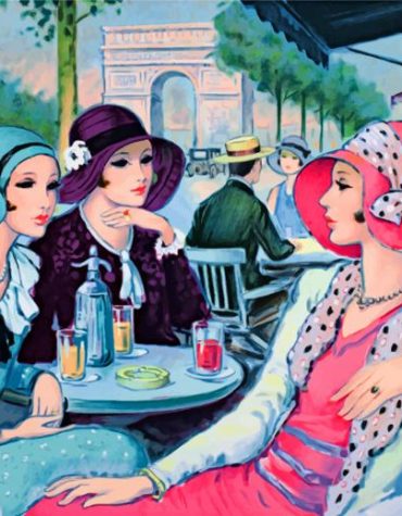 Classy Coffee Women Paint By Numbers