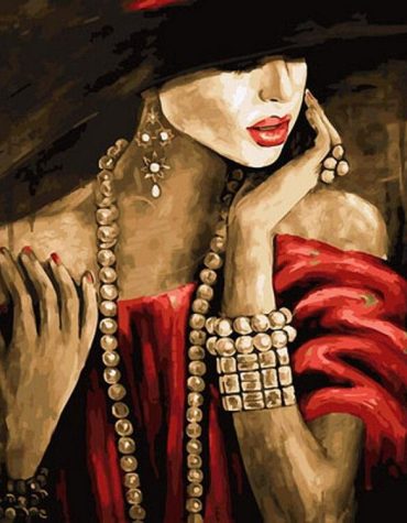 Beautiful Lady Jewelry Paint By Numbers