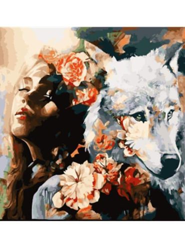 Lady Wolf Arts Paint By Numbers