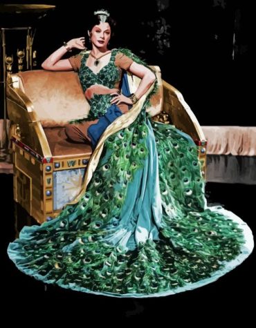 Lady Peacock Elegance Paint By Numbers