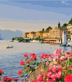 Scenic Lake Como Italy Paint By Numbers
