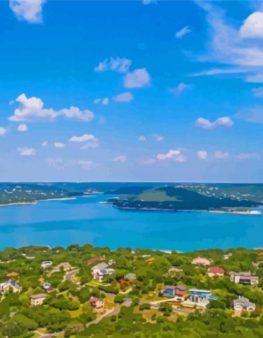 Lake Travis Scenic Landscapes Paint By Numbers