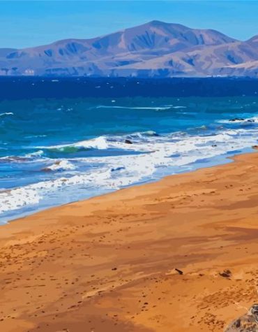 Lanzarote Seascape Paint By Numbers