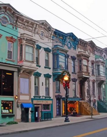 Lark Street New York Skyline Paint By Numbers