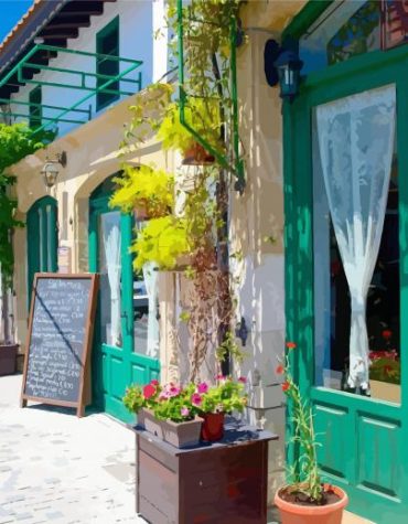 Larnaca Buildings Paint By Numbers