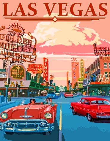 Las Vegas Skyline Paint By Numbers