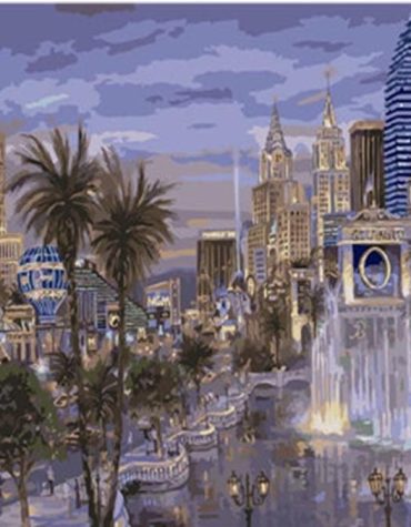Las Vegas Cityscape Paint By Numbers