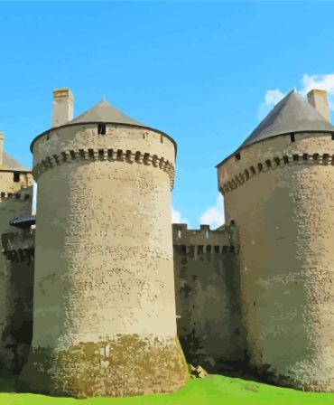 Lassay Les Chateaux France Paint By Numbers