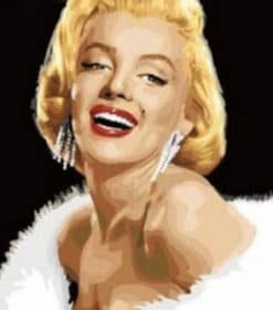 Marilyn Monroe Celebrity Icon Paint By Numbers