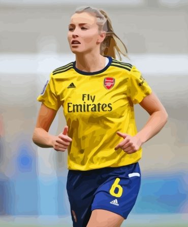 Leah Williamson Football Star Paint By Numbers