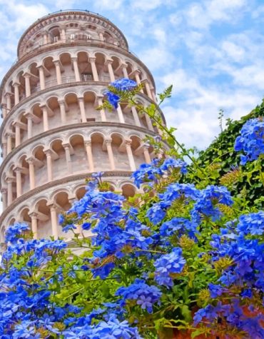 Leaning Tower Pisa Monuments Paint By Numbers