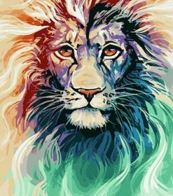 Majestic Lion Paint By Numbers