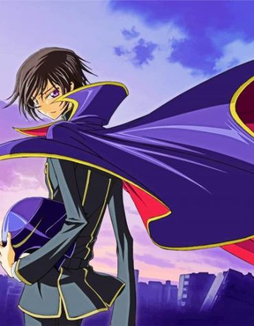 Lelouch Anime Character Paint By Numbers