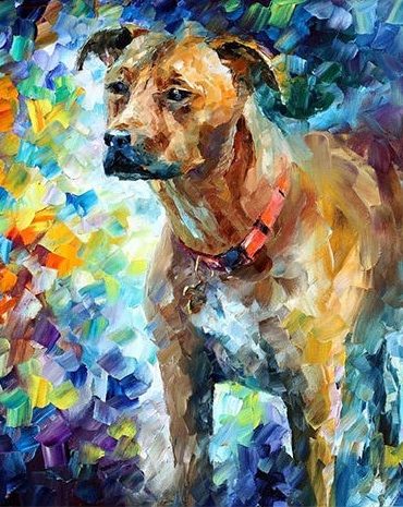 Leonid Dog Portrait Paint By Numbers